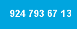 924 793 67 13